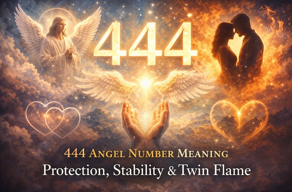 444 Angel Number Meaning: Protection, Stability & Twin Flame